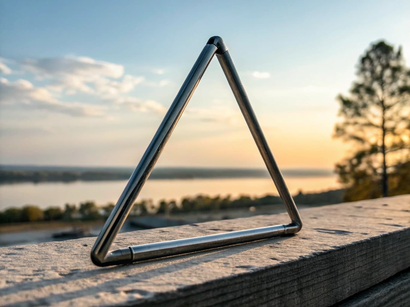 Triangle iron: The crisp sound of percussion instruments