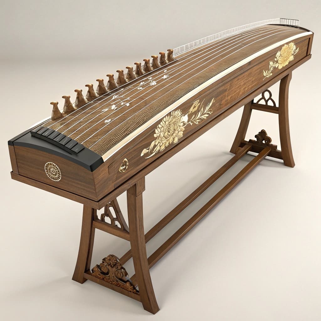 Explore the 14-string small Qin Zheng