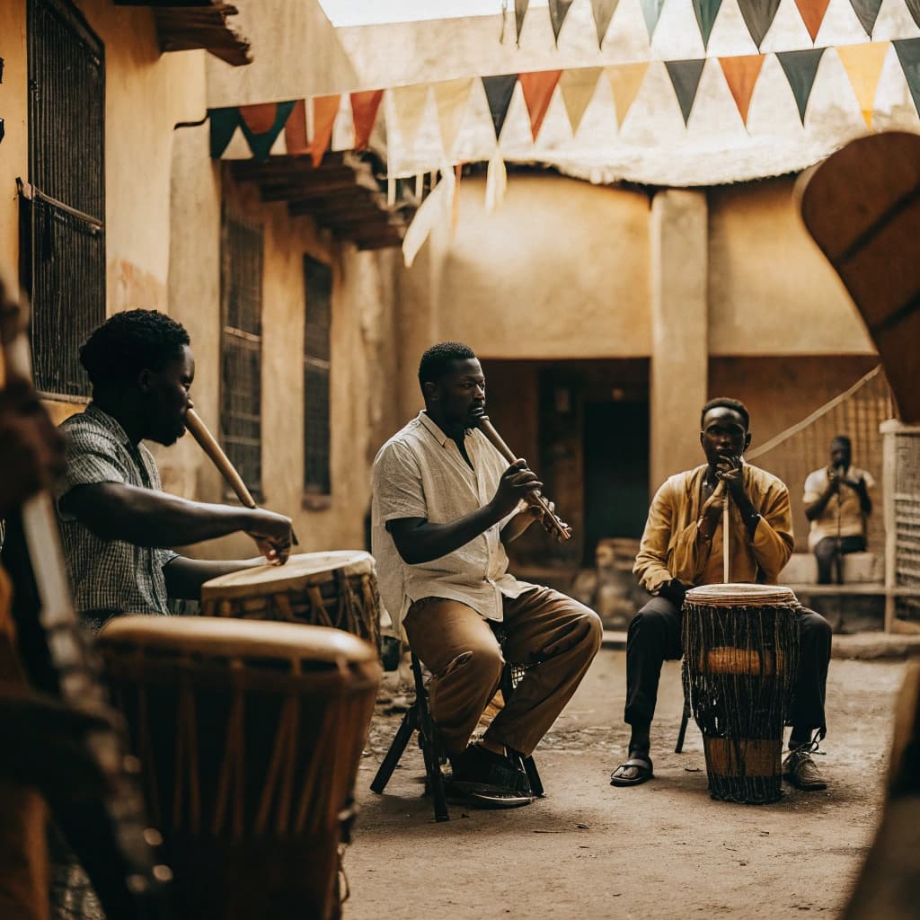  nānga A traditional musical instrument played in parts of Africa